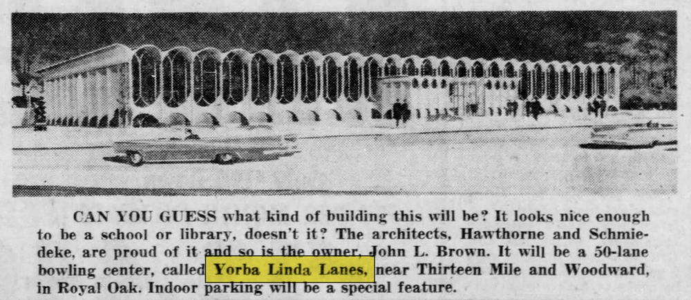 Yorba Linda Lanes - Unbuilt Proposed Design (newer photo)
